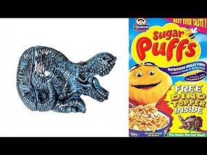 Sugar Puffs Dinosaur Toppers & Advert (2002)