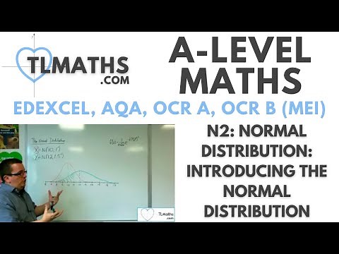 A-Level Maths: N2-02 Normal Distribution: Introducing the Normal Distribution