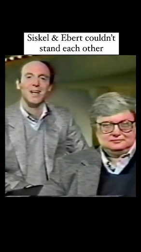 DirtyHistorian on Instagram: "Film critics, Gene Siskel and Roger Ebert had a contentious relationship. Maybe that’s what made their show great? 🎥"