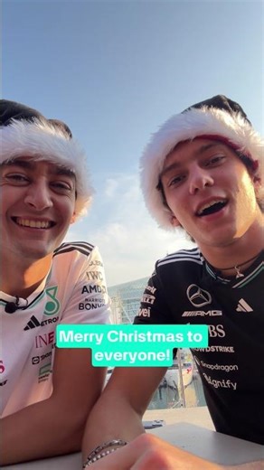 A Christmas message to you from George and Kimi 🎄🎁🎅