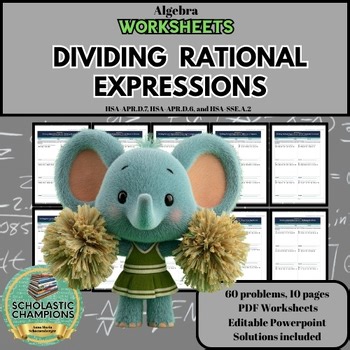 DIVIDING RATIONAL EXPRESSIONS - Algebra Worksheets