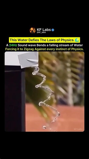 The Sound Wave That Modifies Water Flow 🌊