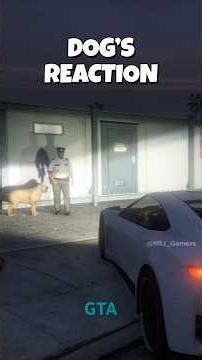 I Shot a Police Officer With a K9 Dog in GTA 5… But the Dog Did THIS 😳 #gta5 #ps5 #experiment #game