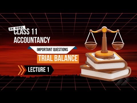 Trial Balance and Errors | Chapter 14 | Class 11th | Accountancy | dk goel | lecture 1 (Part -2)
