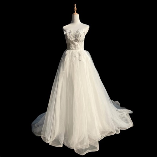 Princess Wedding Dress A-line Lace Handmade Customize Vintage Bride Gowns - Etsy