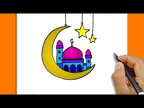 How To Draw The Ramadan Moon