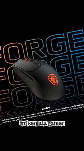 With the MSI Forge GM100, every click is faster, more precise, and makes your setup even cooler. 🚀