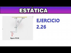 Ejercicio 2.26 Beer Johnston || Componentes de fuerzas