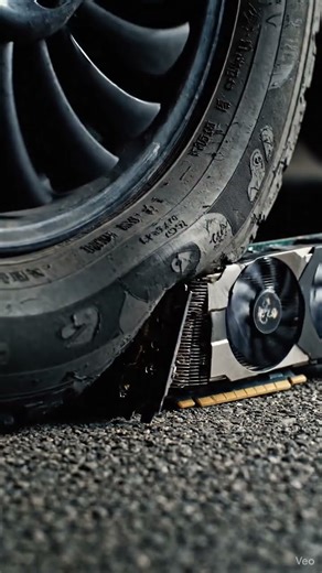 Crushing a GPU Under a Car Tire 🤯💥