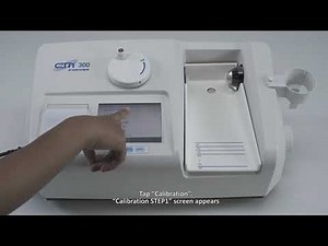 How to do calibrate of Ultrasound Bone Densitometer CM 300