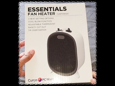 Heater - Currys PC World Essential Fan Heater (English)