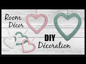 HOW TO MAKE DIY WOOL HEARTS IN FRENCH