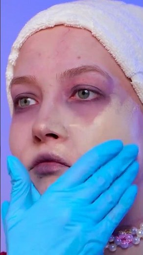 This Zombie Makeup Transformation Is Stunning! 🧟‍♀️➡️💄 #GlowUp