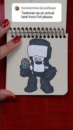 Drawing Tankman Fnf✨😎#fnf #arttutorial