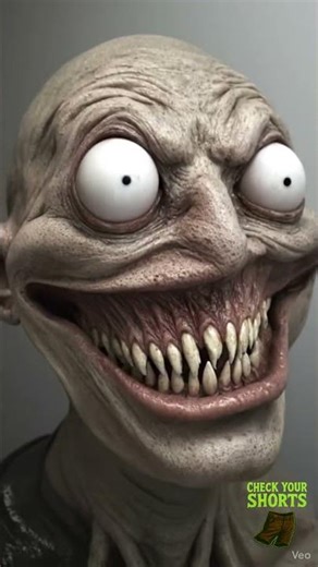 This AI Monster Loses Control at the End! 🤮 #horror #shorts #scary