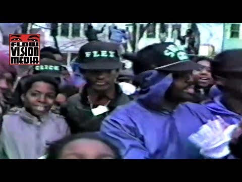 Break Dancers Battle In A NYC School Yard 1984