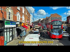 London Bus Adventure in 4K, exploring West to Northwest London aboard Bus 260: Upper-Deck POV 🚌