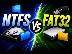 NTFS vs FAT32 | What's the Difference? #ComputerBasics #FileSystem #NTFS #FAT32