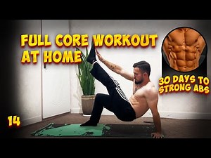 30 Day Six Pack Challenge | Full Core Workout at Home
