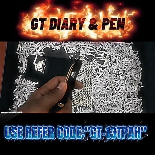 Gujarat Titans Notepad + Pen from Titans Fam app 🙌👌 || Use Refer code:"GT-13TPAH" ON TITANS FAM APP.