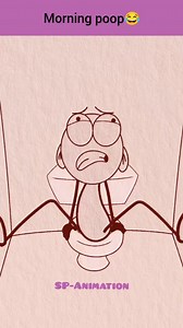 97K views · 666 reactions | Morning poop #funny #reels #trending #viral #fyp #fbreels #viralreels #memes #animation | SP—Animation | Facebook