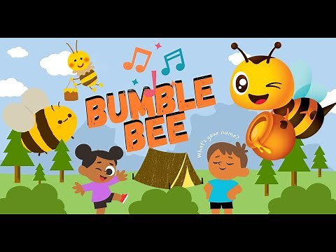 Bee Bee Bumble Bee 🐝 | Fun Nursery Rhyme for Kids | Learn Names & Rhythms | Preschool Songs