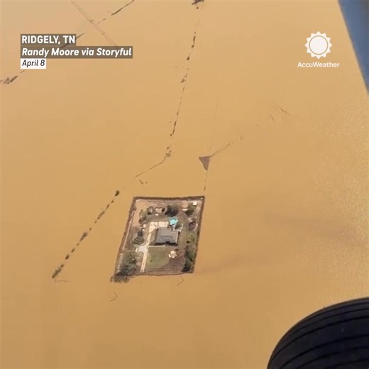 A family in western Tennessee built levees around their home, leaving the property untouched by the recent flooding that submerged homes and businesses. | AccuWeather
