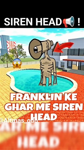 SIREN HEAD 📢 IN THE CITY🤯|#gta #indianbikedriving3d #viral #video #asgamin1020 #cycling