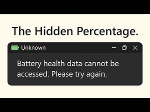 Battery health isn't in Windows 11. Here's the hidden menu to find it.
