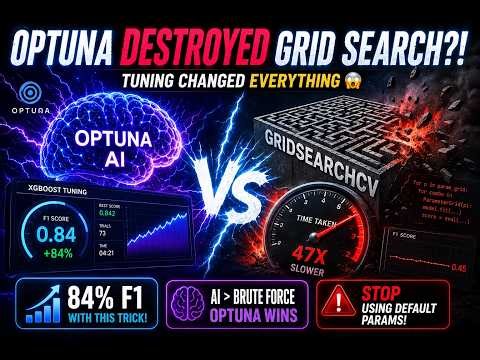 GridSearchCV vs Optuna — Which One ACTUALLY Wins? 🔥