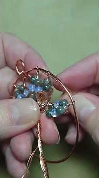 Making a Tree-of-Life Pendant (Number 145) with Yooperlite, Opalite and Agate Beads