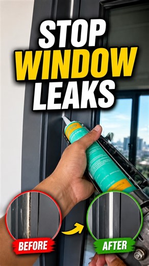 Perfect Window Frame Seal #caulking #construction #groutforge