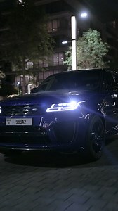 City nights and #Glohh lights. The GL-5x taillight is available worldwide for the Range Rover Sport at www.glohh.com/pages/gl-5x #rangeroversport #rangerover #landrover #led #taillight #rrs #gl5 #gl5x #dubai | Glohh