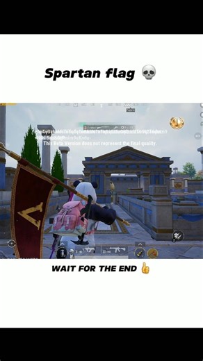 Spartan flag 💀 | #shorts #trending #pubgmobile #heroscrown