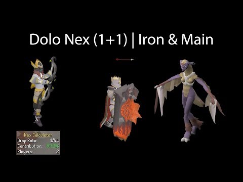 Dolo Nex (1+1) Iron and Main | OSRS