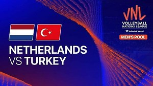 Men: Netherlands vs Turkey - Full Match | Volleyball Nations League 2025