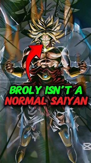 Why Broly Is Different From Every Saiyan #shorts #dbz