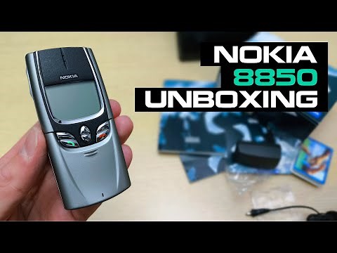 Nokia 8850 Unboxing 4K (NSM-2NX) - Review - Full Pack with all accessories