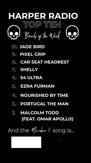 Top 10 Bands - 10.31.25 🎃💀 | Harper Radio WHCM