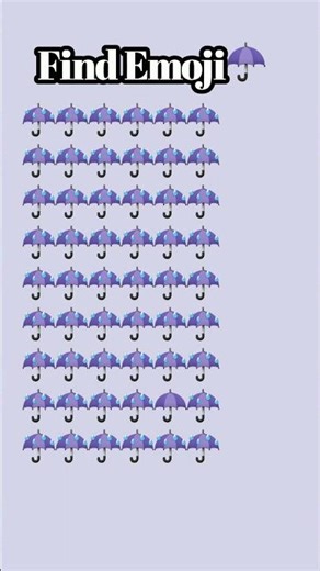 Impossible Emoji Spotting Challenge 😵 Try Your Eyes! #spotchallenge #find