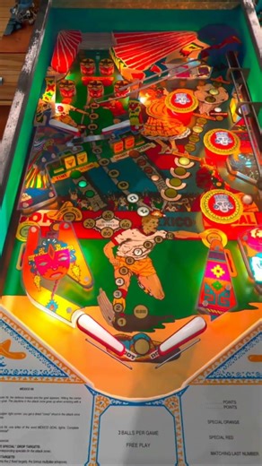 Mexico 86 (1986) Pinball VR | Bumpers & Drop Targets Championship Action (POV)