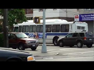 MTA NYCT Bus/MTA Bus: 1998 Nova-RTS B42 Bus #4959 & 1999 OBI Orion V CNG B103 Bus #7221 at Ave M