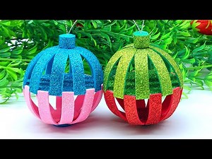 DIY Christmas Ball Ornaments | Beautiful Handmade Decoration Ideas for Christmas Tree