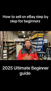 How to sell on eBay for beginners 2025 #ebay #ebayreseller #ebayhustle #ebaybusiness #ebaysellers #business #entrepreneur #thrifted #thrifting #swapmeet #fleamarket #garagesale #yardsale #sellingonebay | Activeapparelzone