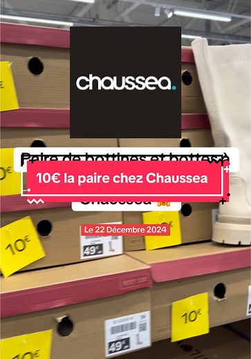 Bottines et bottes à 10€ chez Chaussea