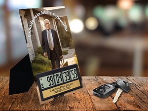 Retirement Countdown Clock - Custom Image - Tabletop Retirement Gift - Personalized Countdown - Milestone Gift - Etsy
