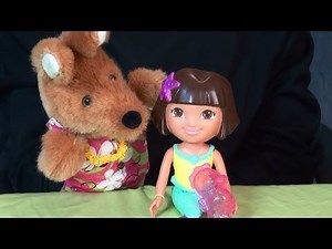 Dora the Explorer Bathtime Mermaid Dora and WallyRoo