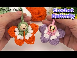 The EASIEST Way to Crochet a Butterfly Without Struggling