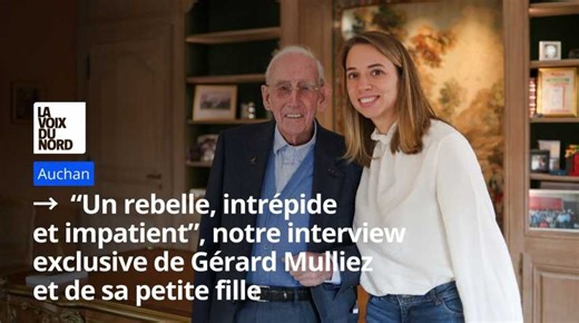 Notre interview exclusive de Gérard Mulliez, fondateur d'Auchan, et de sa petite fille