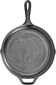 Lodge Cast Iron 10.25" Skillet with American Flag Design
